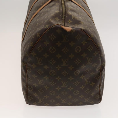 Louis Vuitton Keepall Bag Monogram Canvas, BROWN, CANVAS, Travel bag