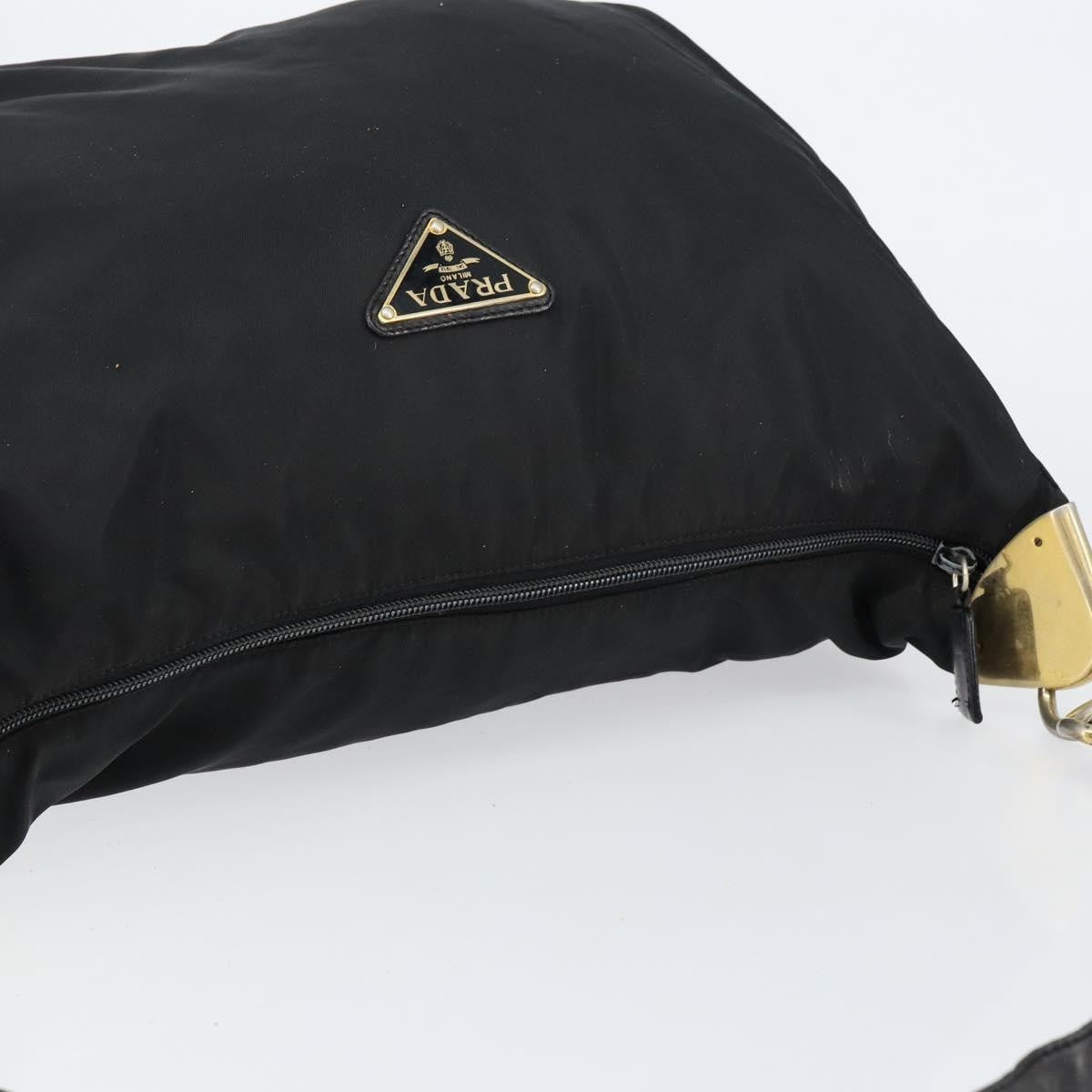 Prada Vintage Shoulder Bag Tessuto, BLACK, NYLON, Shoulder bag