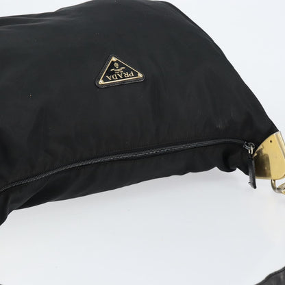 Prada Vintage Shoulder Bag Tessuto, BLACK, NYLON, Shoulder bag