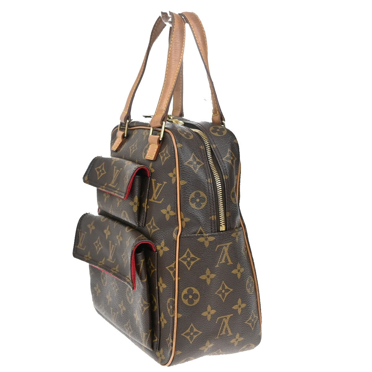 Louis Vuitton Excentri-Cite Handbag Monogram Canvas, BROWN, CANVAS, Handbag
