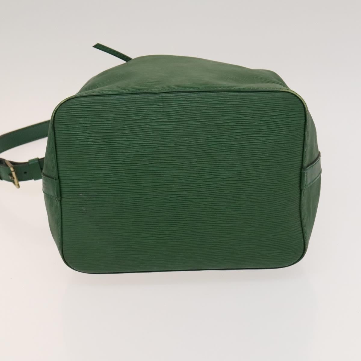 Louis Vuitton Petit Noe Handbag Epi Leather, GREEN, LEATHER, Shoulder bag