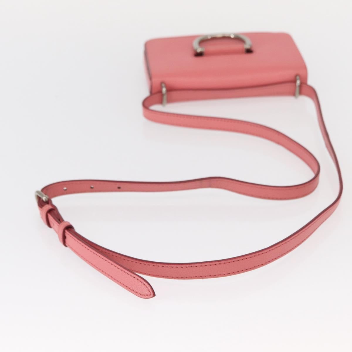 Burberry D-Ring Shoulder Bag Leather, PINK, LEATHER, Shoulder bag