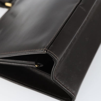 Fendi Vintage Top Handle Bag Leather, BROWN, LEATHER, Handbag