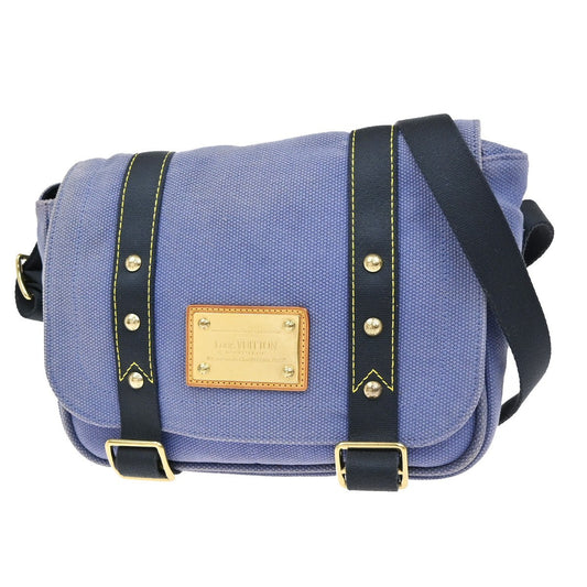 Louis Vuitton Antigua Besace Messenger Bag Canvas, BLUE, CANVAS, Shoulder bag