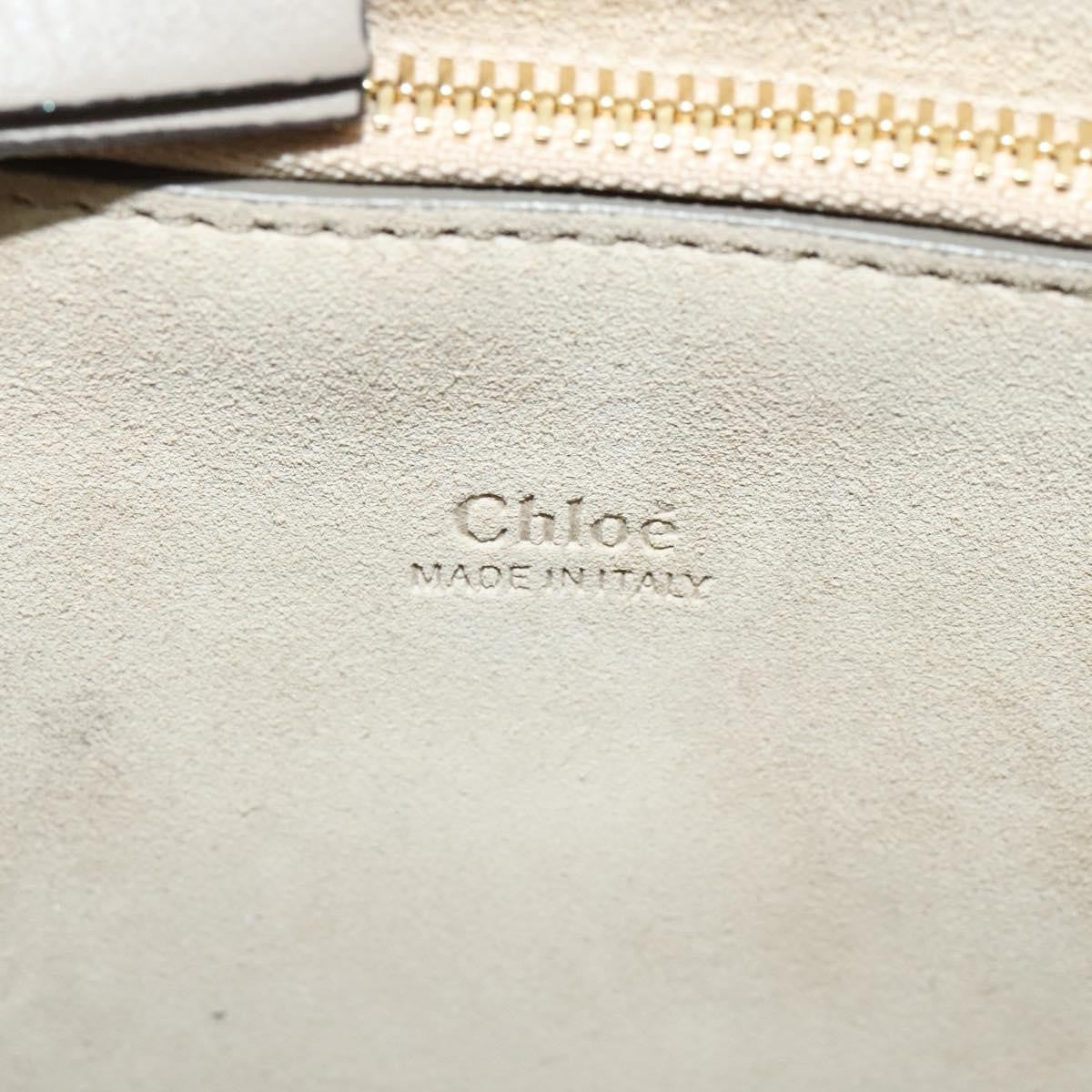 Chloe Faye Shoulder Bag Leather and Suede, GRAY, SUEDE, Shoulder bag