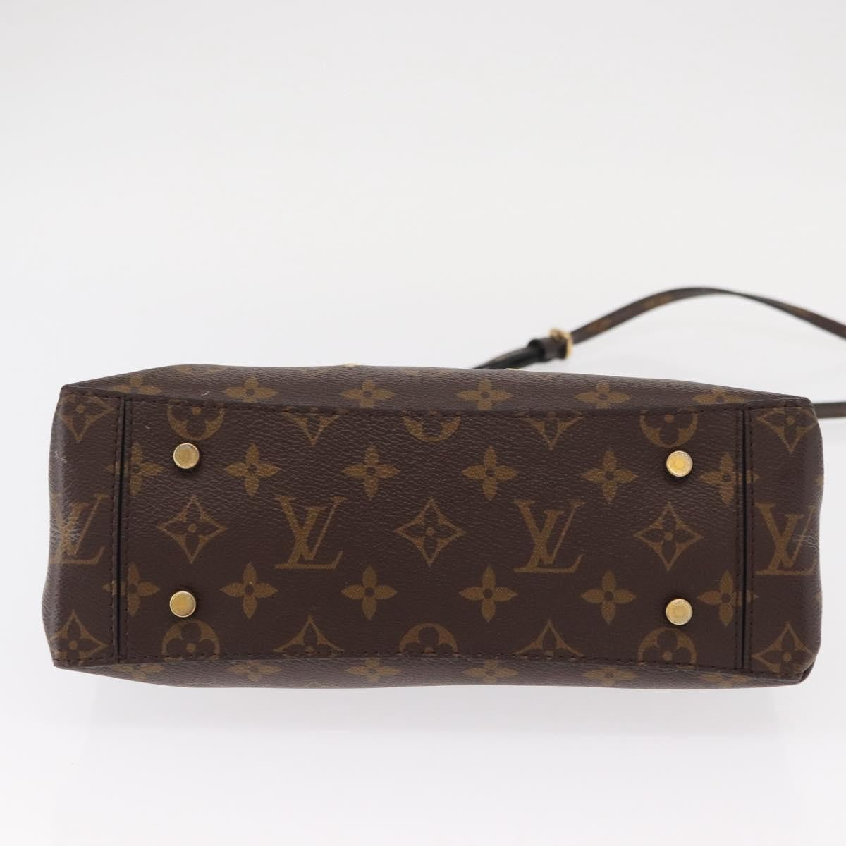 Louis Vuitton One Handle Flap Bag Monogram Canvas and Leather, BROWN, CANVAS, Handbag