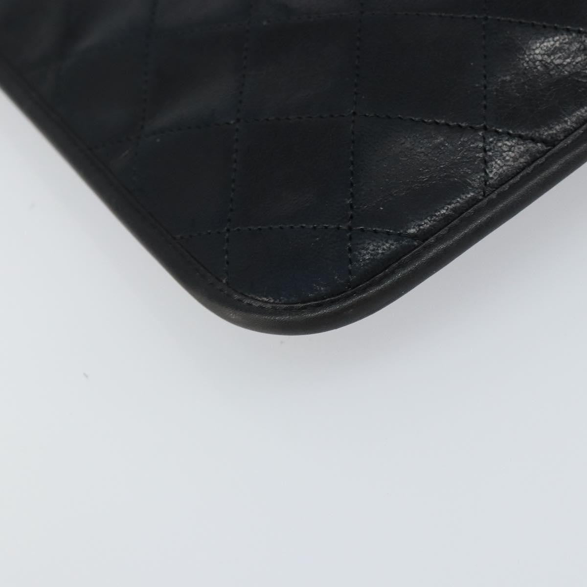 Chanel Vintage Tote Leather, BLACK, LEATHER, Tote bag