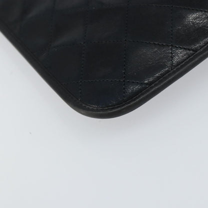 Chanel Vintage Tote Leather, BLACK, LEATHER, Tote bag