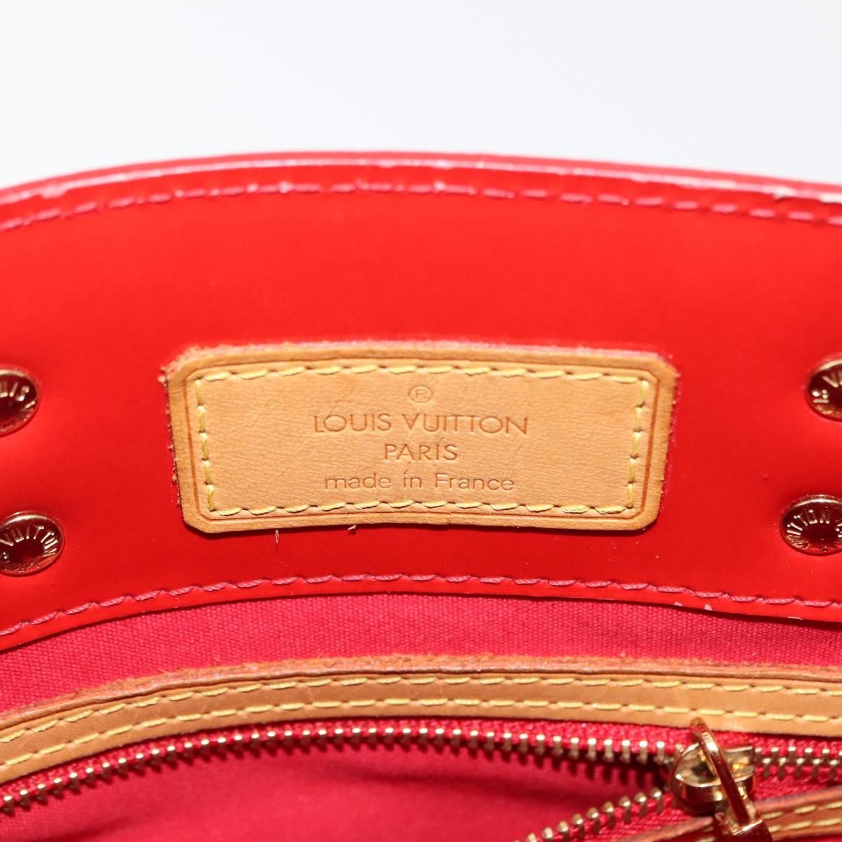 Louis Vuitton Reade Handbag Monogram Vernis, RED, PATENT_LEATHER, Handbag