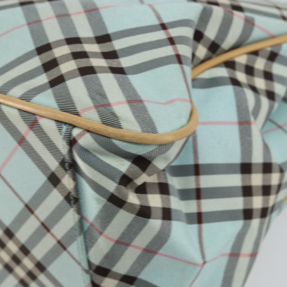 Burberry Nova Check Tote Nylon, BLUE, NYLON, Tote bag