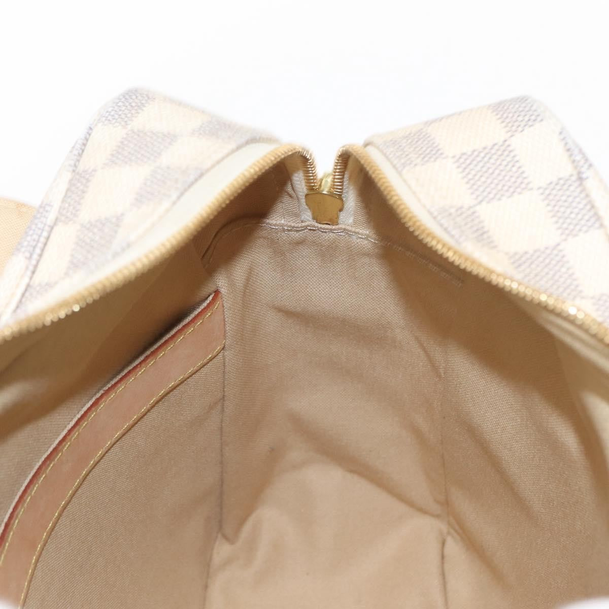 Louis Vuitton Naviglio Handbag Damier, WHITE, CANVAS, Shoulder bag