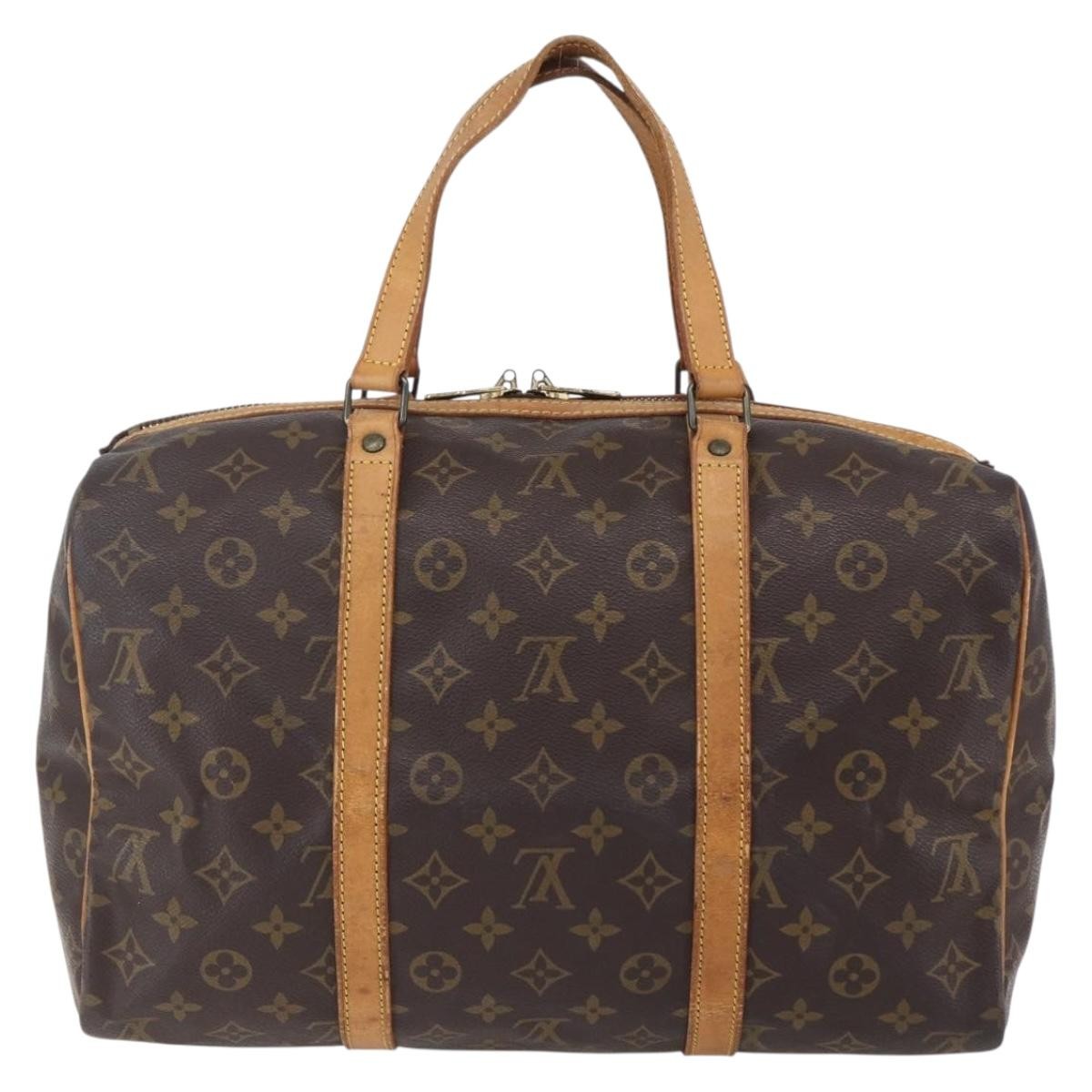 Louis Vuitton Sac Souple Handbag Monogram Canvas, BROWN, CANVAS, Travel bag