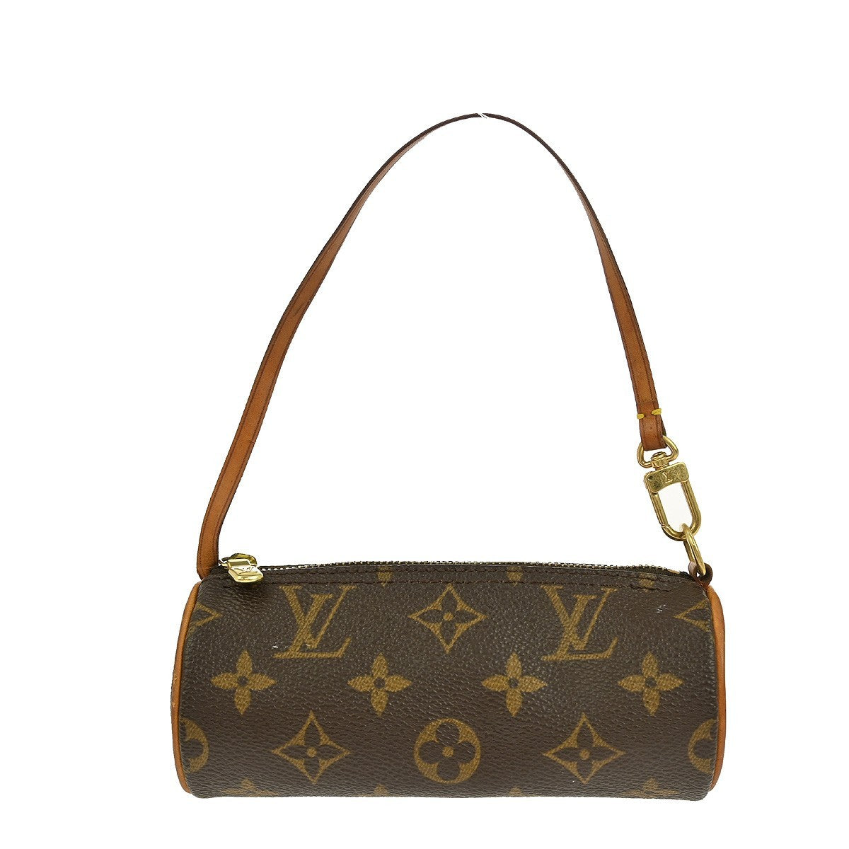 Louis Vuitton Papillon Pochette Monogram Canvas, BROWN, CANVAS, Clutche & pouche