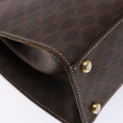Celine Vintage Macadam Handbag Macadam, BROWN, CANVAS, Handbag