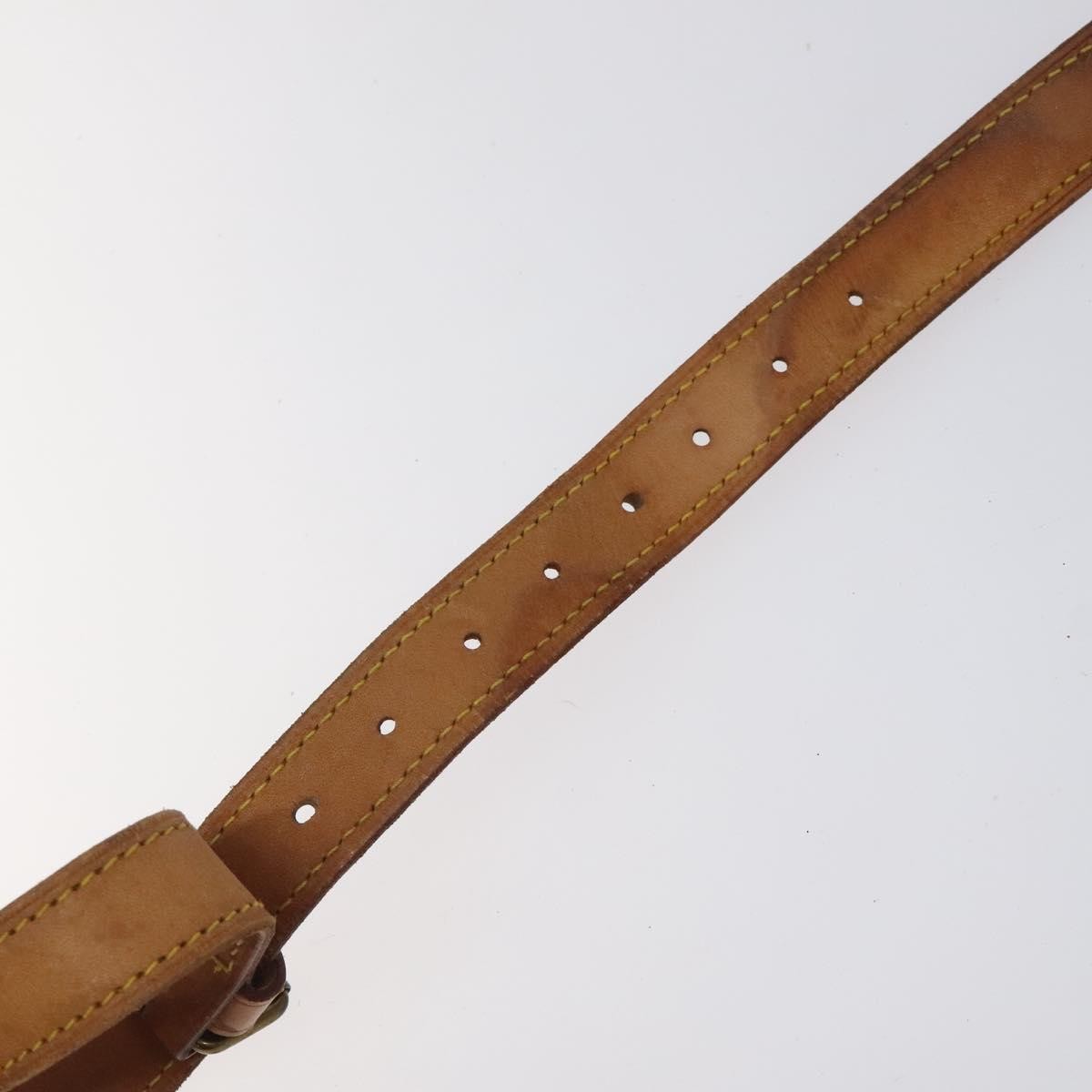 Louis Vuitton Adjustable Shoulder Strap Vachetta Leather, BEIGE, LEATHER, Straps