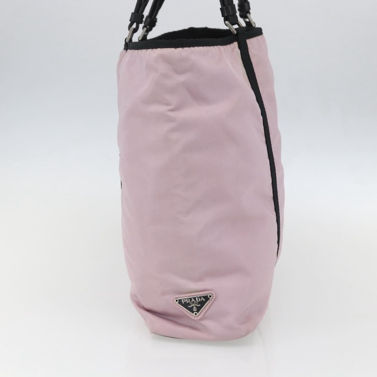 Prada Vintage Tote Tessuto, PINK, NYLON, Tote bag