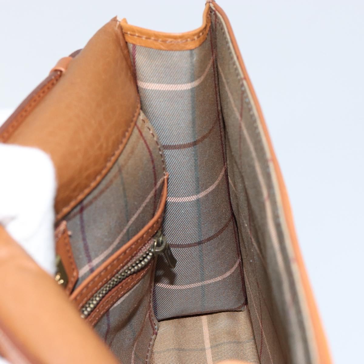 Burberry Vintage Shoulder Bag Leather, BROWN, LEATHER, Shoulder bag