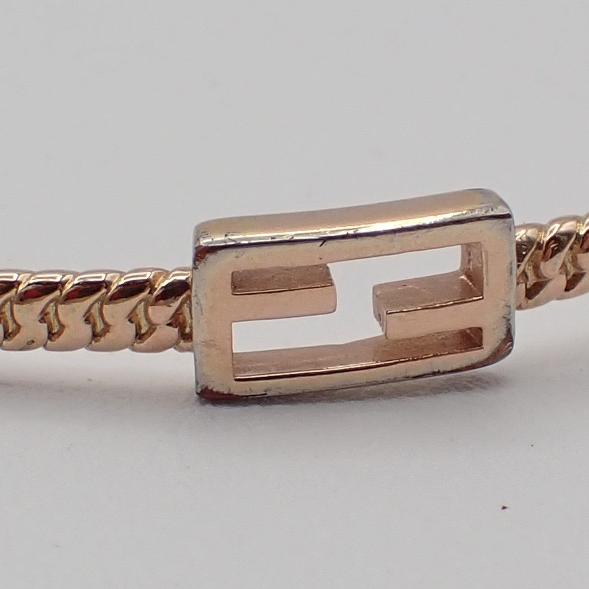 Fendi Baguette Bracelet Gold Plated, GOLD, GOLD_PLATED, Bracelet
