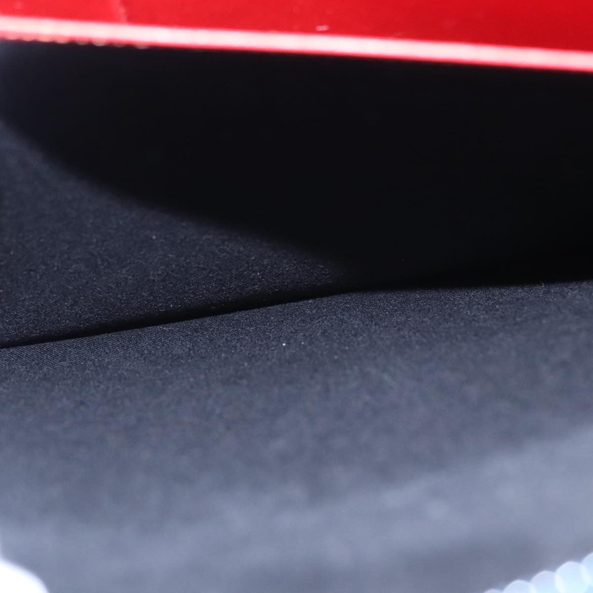 Christian Louboutin Trictrac Portfolio Bag Leather and Spiked Leather, BLUE, LEATHER, Handbag