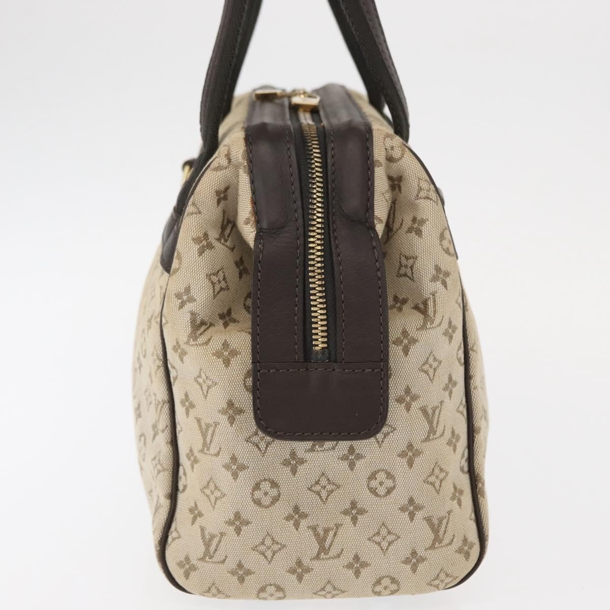 Louis Vuitton Josephine Handbag Mini Lin, KHAKI, CANVAS, Handbag