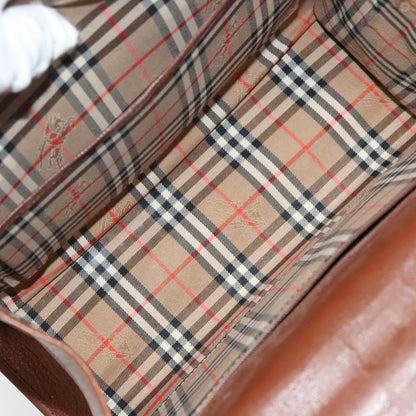 Burberry Vintage Handbag Leather, BROWN, LEATHER, Handbag