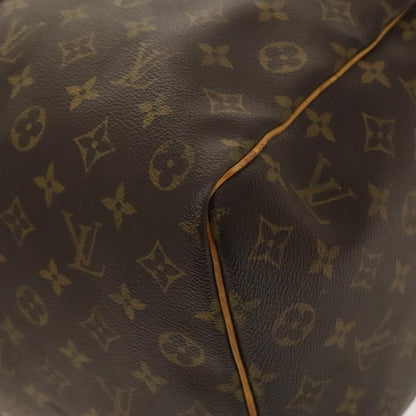 Louis Vuitton Keepall Bag Monogram Canvas, BROWN, CANVAS, Travel bag