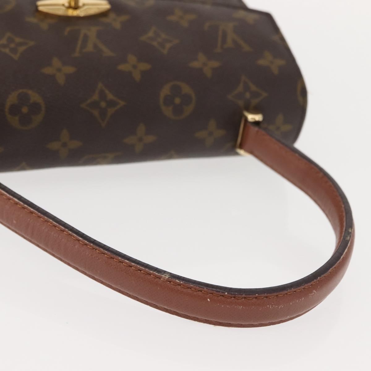 Louis Vuitton Malesherbes Handbag Monogram Canvas, BROWN, CANVAS, Handbag