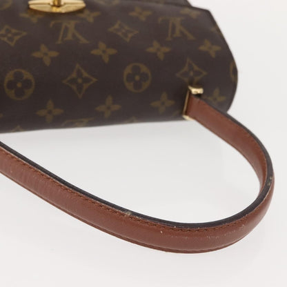 Louis Vuitton Malesherbes Handbag Monogram Canvas, BROWN, CANVAS, Handbag