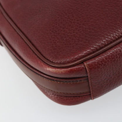 cartier Tasseled Must de Cartier Crossbody Bag Leather, BURGUNDY, LEATHER, Shoulder bag