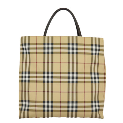 Burberry Nova Check Tote canvas check pattern, BEIGE, CANVAS, Tote bag