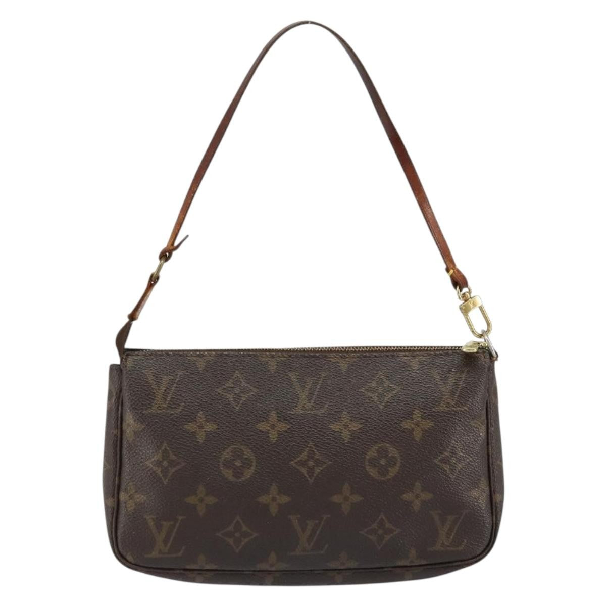Louis Vuitton Pochette Accessoires NM Monogram Canvas, BROWN, CANVAS, Clutche & pouche