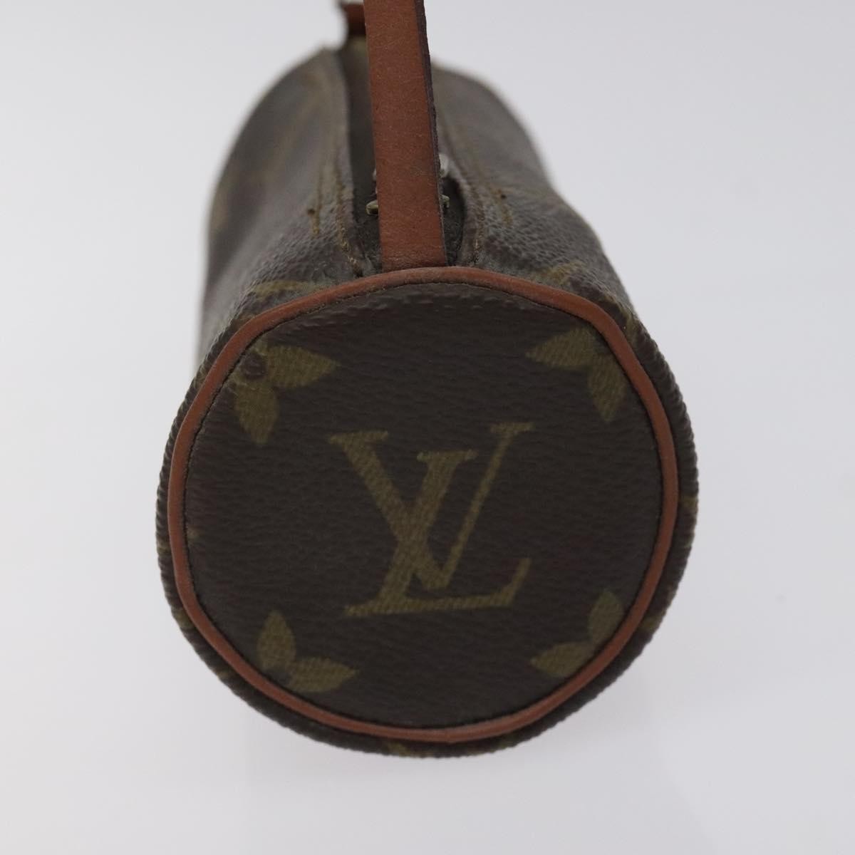 Louis Vuitton Papillon Pochette Monogram Canvas, BROWN, CANVAS, Clutche & pouche
