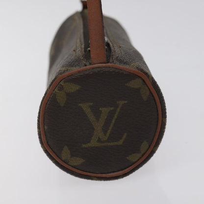 Louis Vuitton Papillon Pochette Monogram Canvas, BROWN, CANVAS, Clutche & pouche