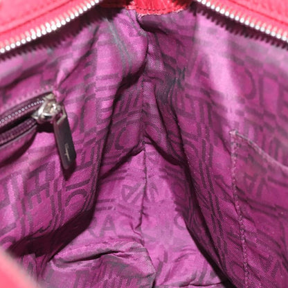 Salvatore Ferragamo Gancini handbag Leather, RED, LEATHER, Handbag