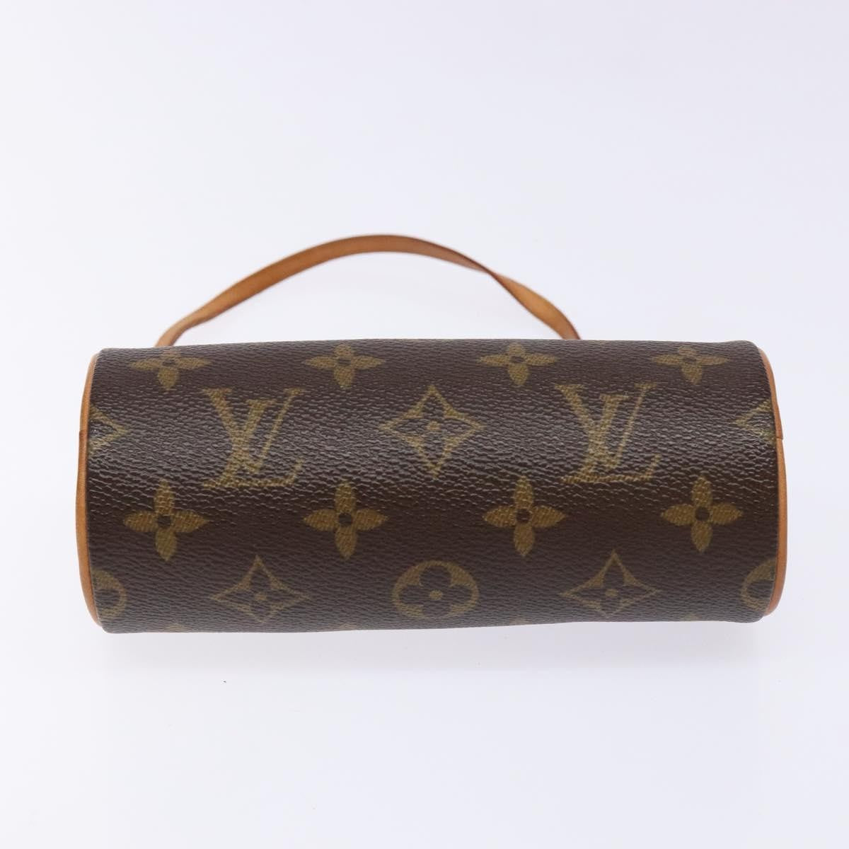 Louis Vuitton Papillon Pochette Monogram Canvas, BROWN, CANVAS, Handbag