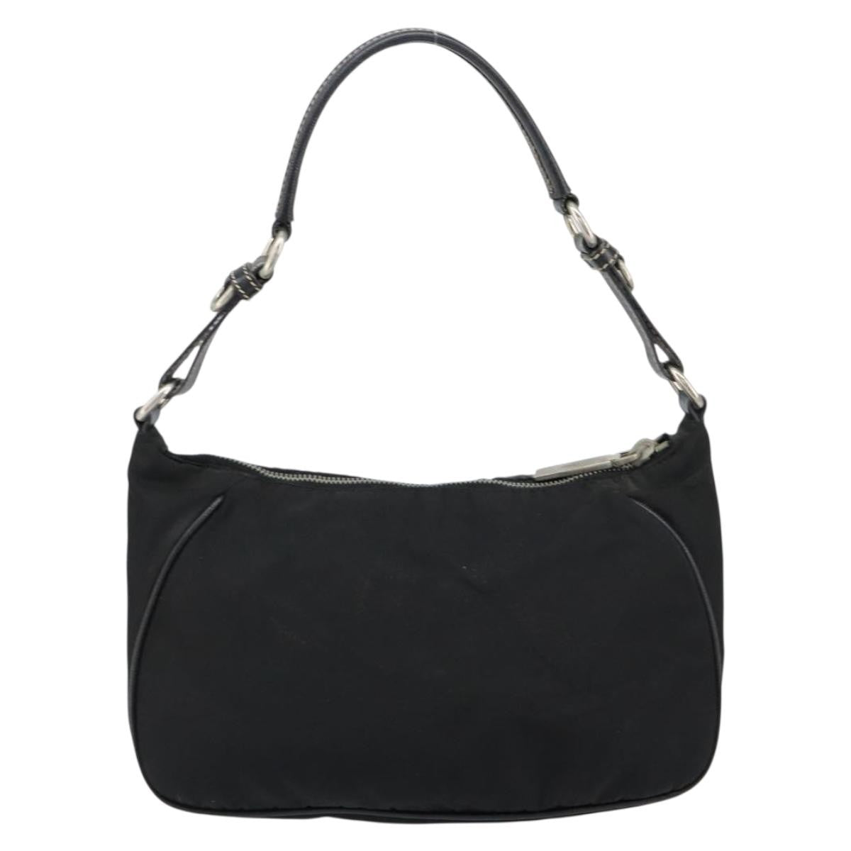 Prada Vintage Shoulder Bag Tessuto, BLACK, NYLON, Shoulder bag