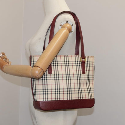 Burberry Nova Check Tote canvas check pattern, BEIGE, CANVAS, Tote bag