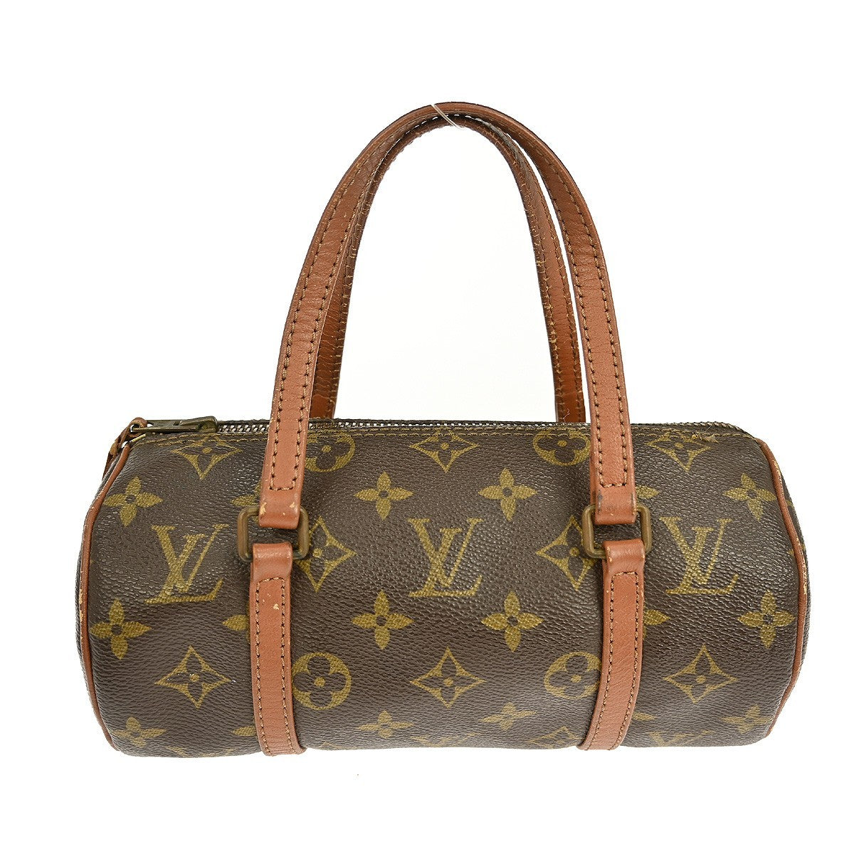 Louis Vuitton Papillon Handbag Monogram Canvas, BROWN, CANVAS, Handbag