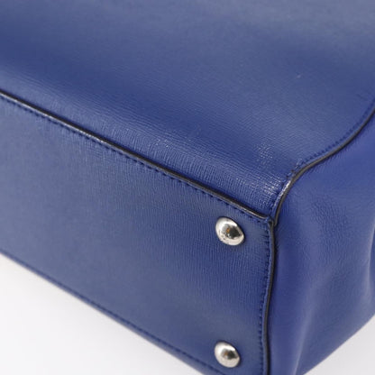 Fendi 2Jours Bag Leather, BLUE, LEATHER, Handbag