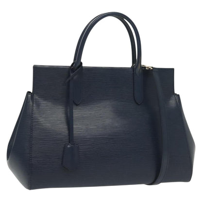 Louis Vuitton Marly Handbag Epi Leather, NAVY, LEATHER, Handbag