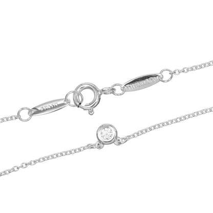 Tiffany & Co. Elsa Peretti Diamonds By The Yard Necklace Sterling silver with Diamond, SILVER, SILVER, Necklace