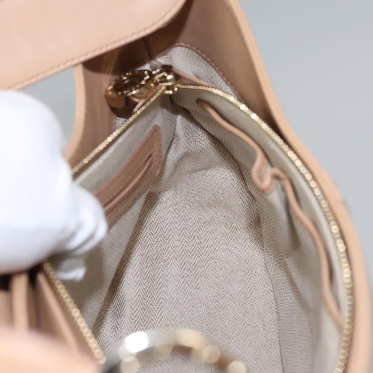 Bvlgari Chandra Hobo Canvas and Leather, BEIGE, CANVAS, Handbag