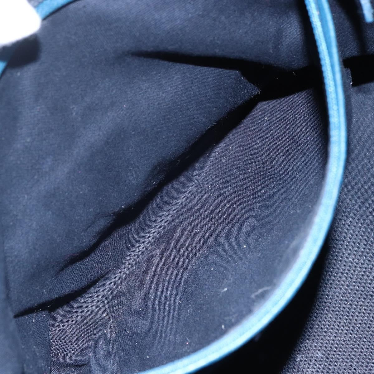 Saint Laurent Chyc Cabas Tote Leather, BLUE, LEATHER, Tote bag