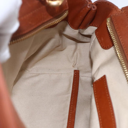 Chloe Alice Satchel Leather, BROWN, LEATHER, Handbag