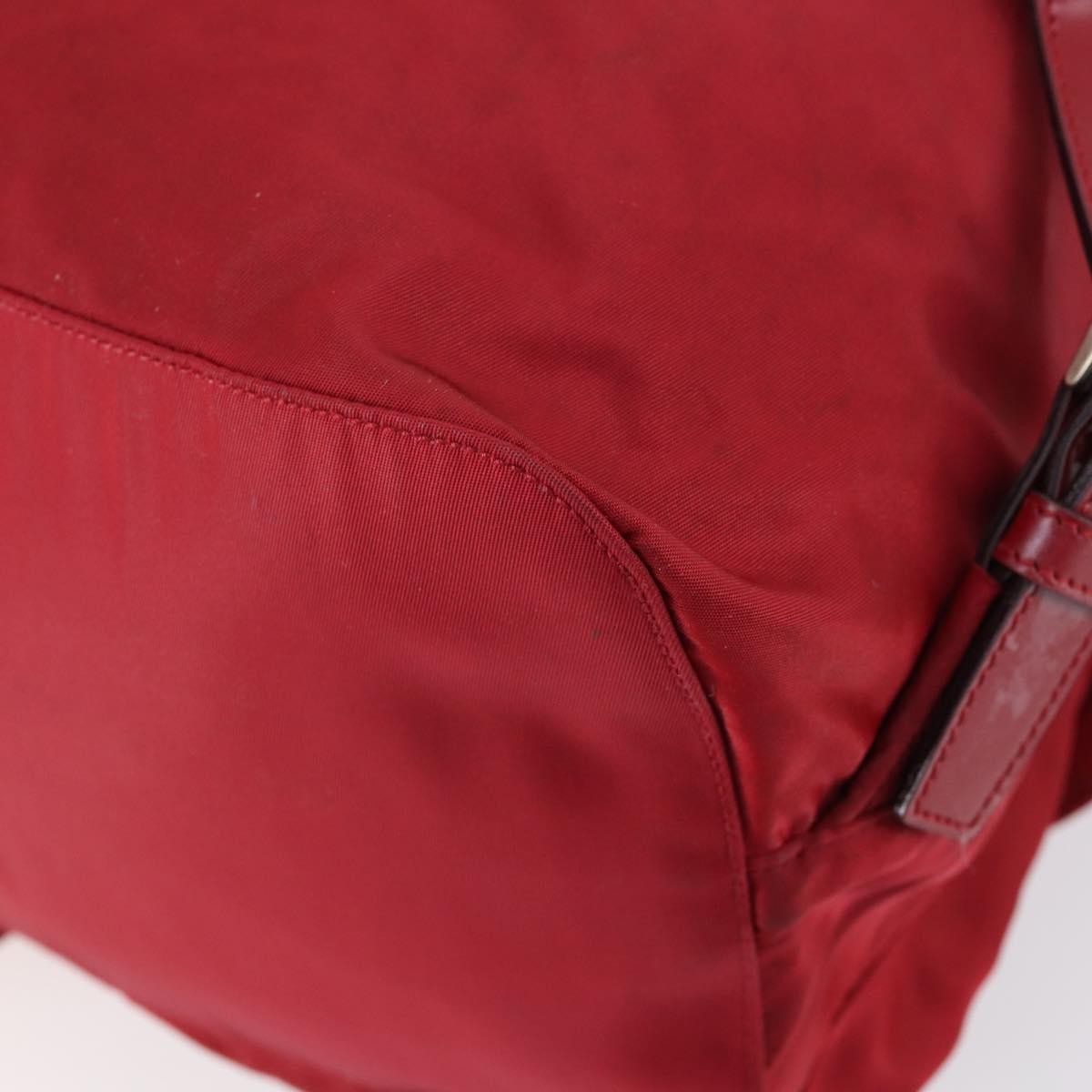 Prada Double Front Pocket Backpack Tessuto, RED, NYLON, Backpack