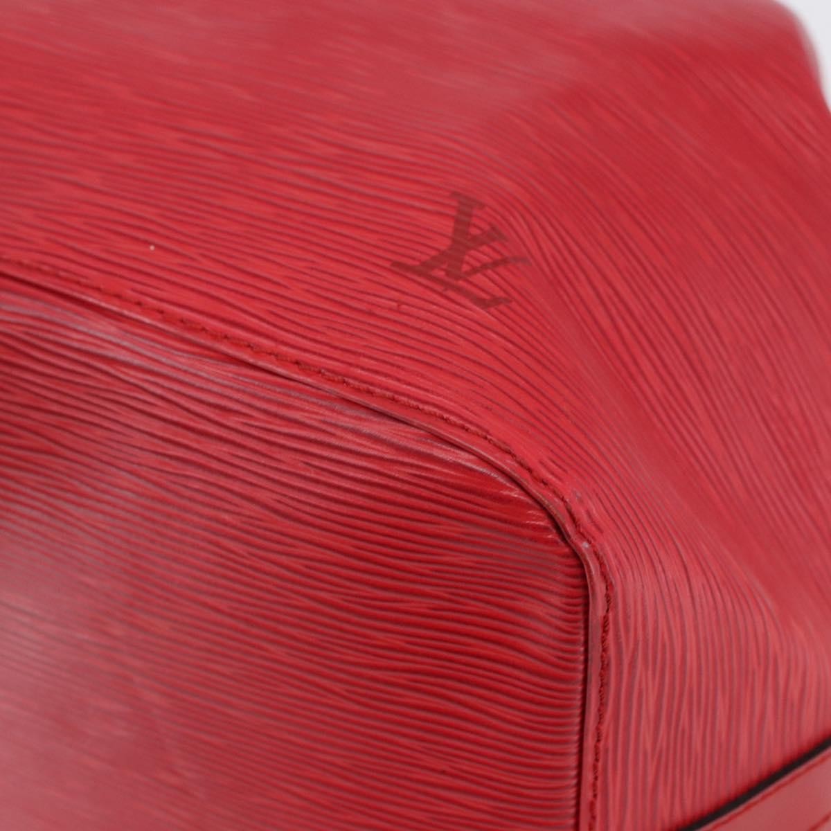 Louis Vuitton Petit Noe Handbag Epi Leather, RED, LEATHER, Handbag