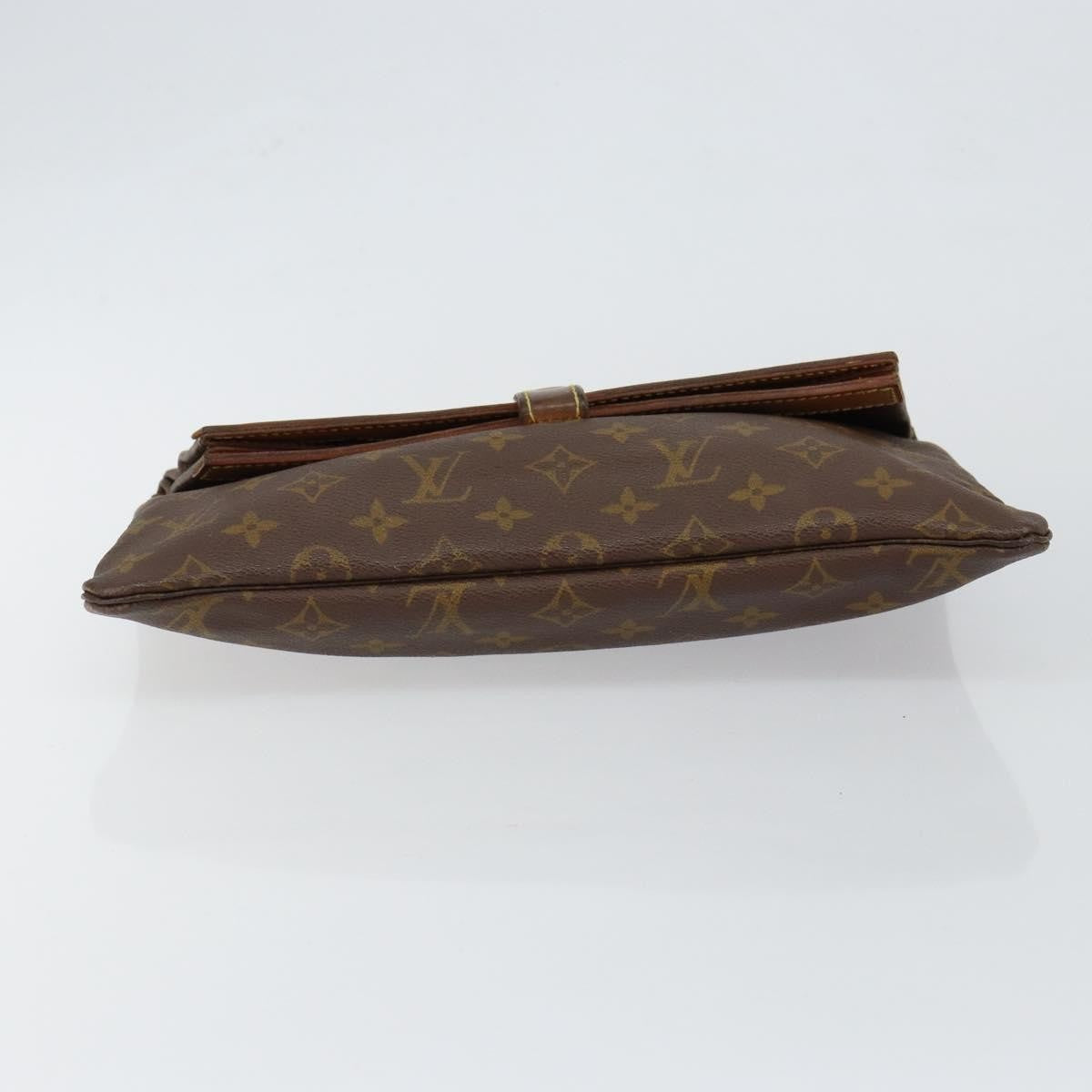 Louis Vuitton Vintage Document Holder Monogram Canvas, BROWN, CANVAS, Clutche & pouche