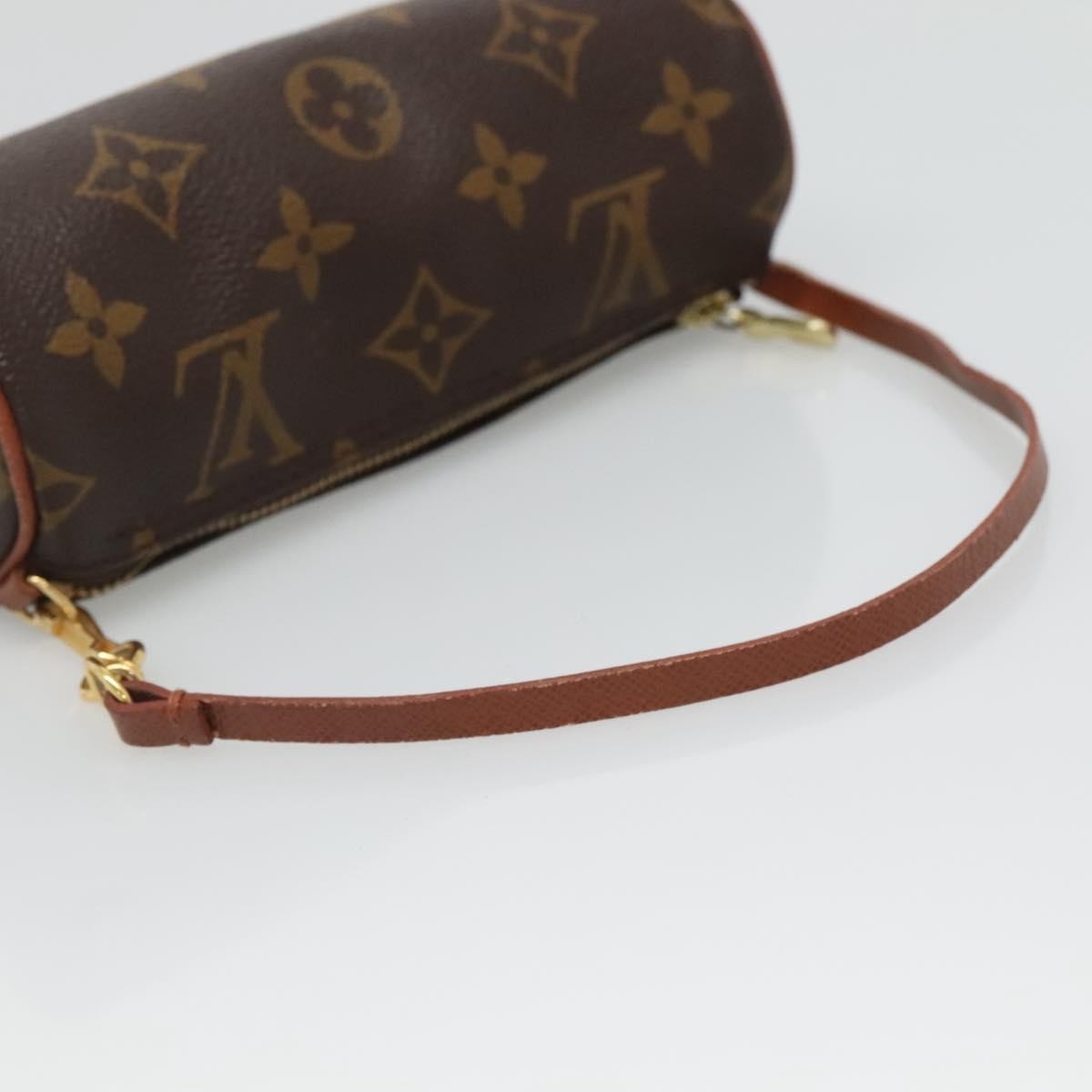 Louis Vuitton Papillon Pochette Monogram Canvas, BROWN, CANVAS, Handbag