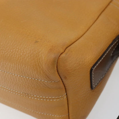 Loewe Anagram Shoulder Bag Leather, BROWN, LEATHER, Shoulder bag