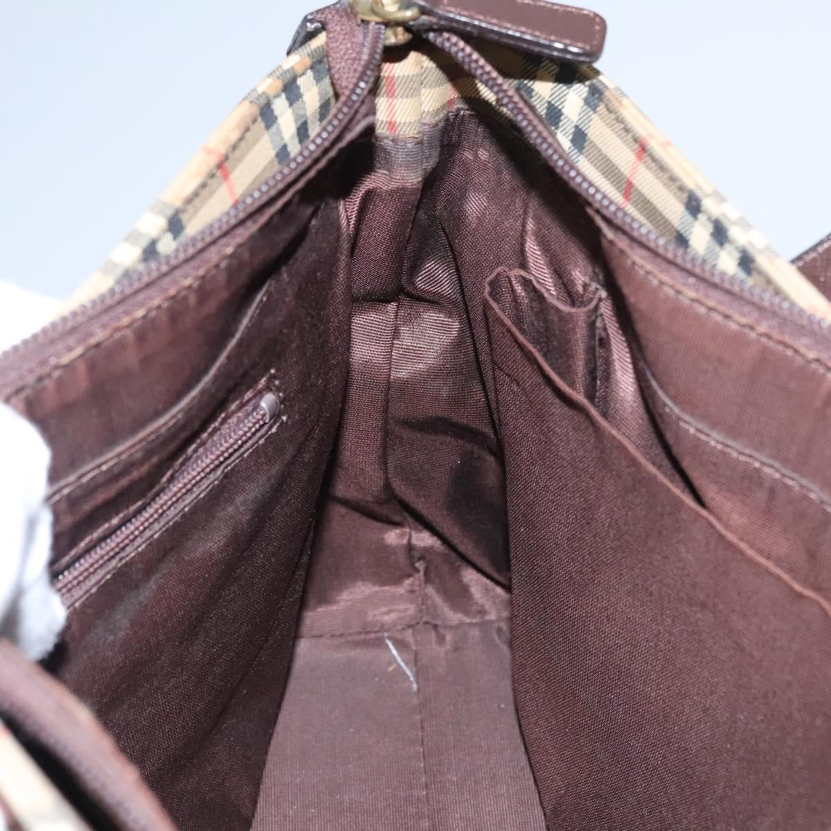 Burberry Nova Check Handbag Nova Check Canvas, BEIGE, CANVAS, Handbag